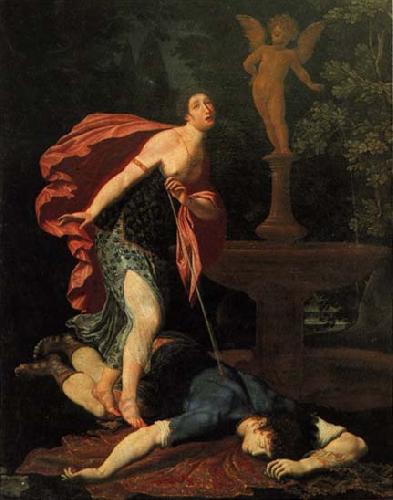 Pagani, Gregorio Pyramus and Thisbe oil painting image